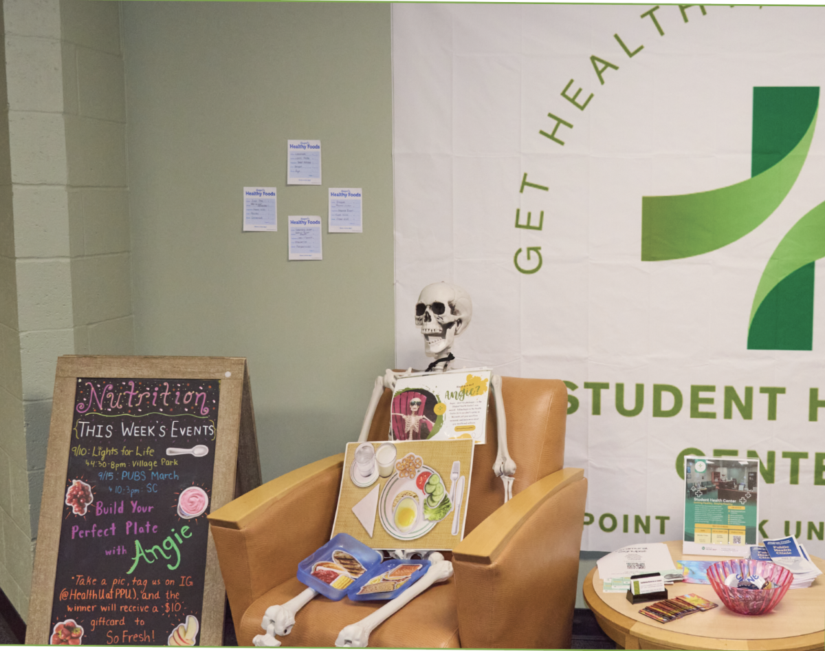 The Student Health Center on the third floor of the Student Center.